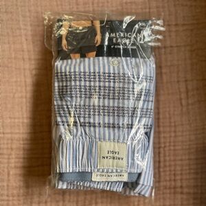 American Eagle XL Blue Striped Boxers (Men’s)